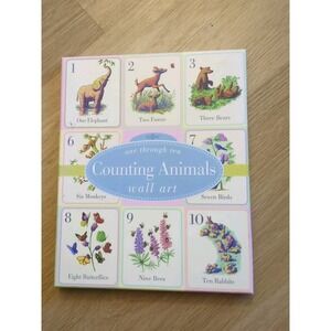 ART - PRINTS - eeBoo "1-10 Counting Animals"  Cards 8"x10" Cards Kevin Hawkes
